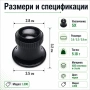 Часовникарска увеличителна лупа за око 5X увеличение златарска работа, снимка 5