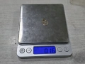 Златна висулка "К" 14К 585 / 0,16 гр., снимка 7