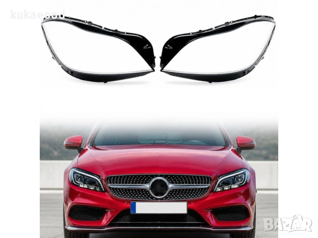 Стъкла за фарове на Mercedes CLS W218 Facelift (2014-2018), снимка 6 - Части - 54642721
