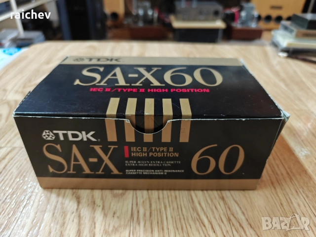 10 касети TDK SA-X 60 NOS, снимка 4 - Аудио касети - 54669836