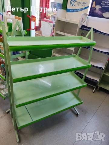 Метални стелажи за търговска дейност