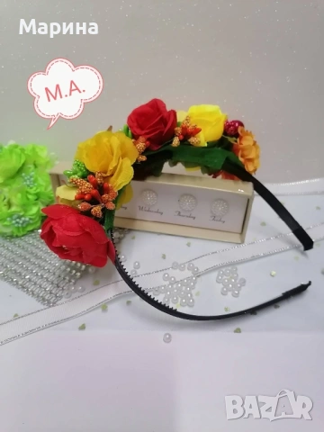 Китка за глава, вариант 28, снимка 4 - Аксесоари за коса - 54019088