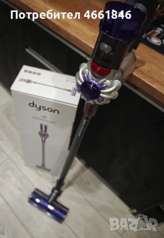 Безжична вертикална прахосмукачка Dyson V8 Advanced (Пълен комплект с кутия), снимка 8 - Прахосмукачки - 55632337