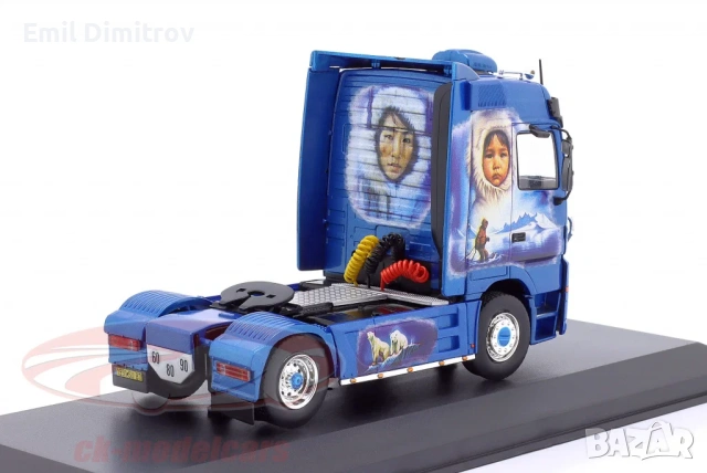Умален модел на Mercedes-Benz Actros MP1 в мащаб 1:43, снимка 2 - Колекции - 54867987