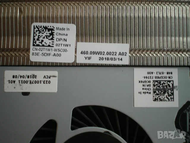 Охлаждане с вентилатор DELL Vostro 15 3568, снимка 3 - Части за лаптопи - 55655148