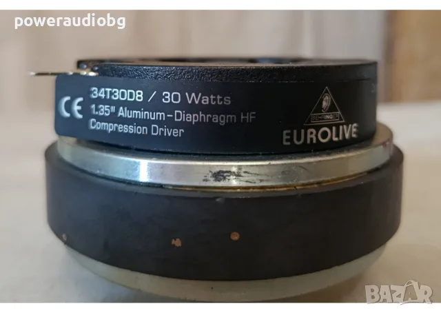 Профи драйвер Behringer 34T30D8 - 8 OHM - 1бр., снимка 4 - Тонколони - 55382284