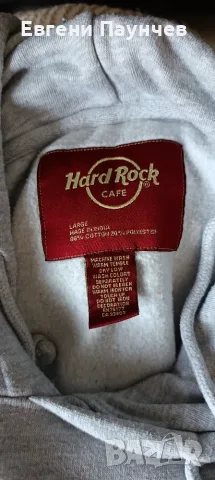  Hard rock cafe размер L суичър Berlin в сиво, снимка 3 - Суичъри - 55408192