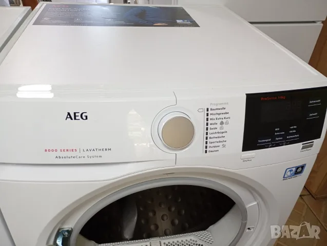 Комплект пералня и сушилня с термопомпа Аег Aeg 8000 Series A +++ 8кг 2 години гаранция! , снимка 7 - Сушилни - 55396763