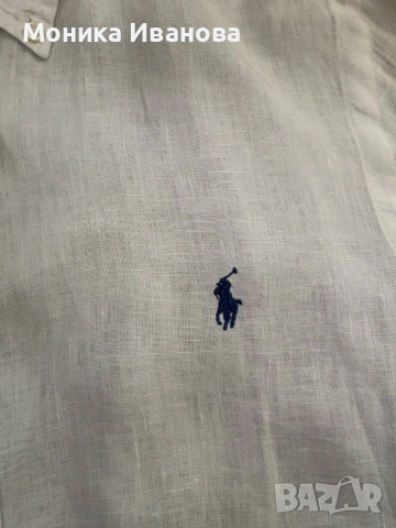 Ralph Lauren - 100% лен - мъжка риза, снимка 2 - Ризи - 54994975