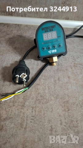Електронен пресостат IBO DIG-IBO Hydroswitch 1.5 kW, 0-10 бара, снимка 3 - Напояване - 54359415