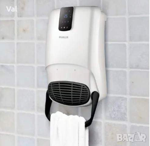 Печка вентилаторна за баня MBH-2007D, 2000W, eлектронно упраление, снимка 2 - Отоплителни печки - 55367280