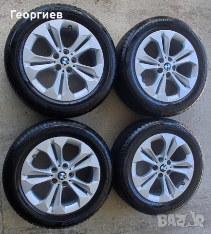 Лети джанти със зимни гуми 225/55-17" от BMW - оригинални, снимка 2 - Гуми и джанти - 54429963