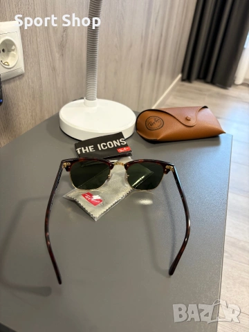 Rayban Clubmaster Слънцезащитни очила, снимка 4 - Слънчеви и диоптрични очила - 55052328