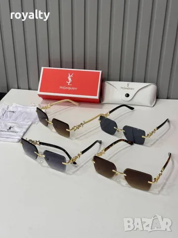 Yves Saint Laurent Нови Дамски Слънчеви Очила YSL Различни Цветове Кутия + Калъф 