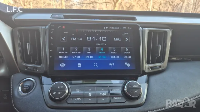 9" Навигация Android 15 за Toyota Rav4 (2013-2018), снимка 2 - Навигация за кола - 55472826