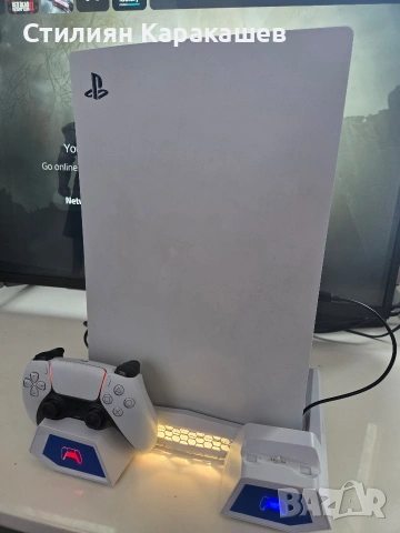 Sony Playstation 5/Ps5 + слушалки и стойка, снимка 4 - PlayStation конзоли - 55153457