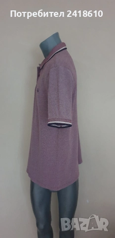 Fred Perry Pique Cotton Slim Fit Mens Size XL ОРИГИНАЛ! Мъжка Тениска!, снимка 5 - Тениски - 55143248