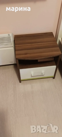 Висок шкаф и нощно шкафче, снимка 3 - Шкафове - 52293530