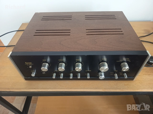 Sansui AU555A Amplifier Перфектно, снимка 7 - Ресийвъри, усилватели, смесителни пултове - 54790499