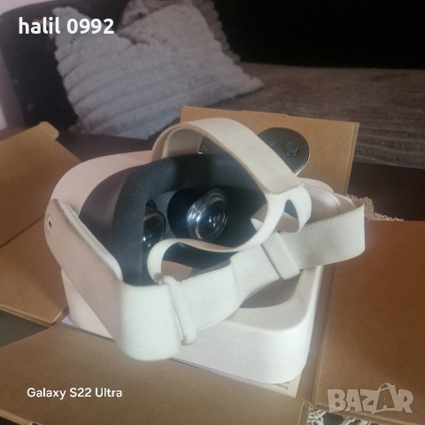 Meta Quest 3S 128GB – като нов + 2x AA презареждащи батерии (USB-C), снимка 5 - Други игри и конзоли - 54334233