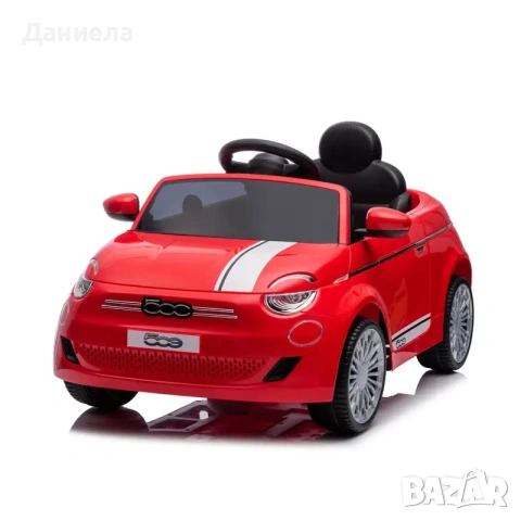 Ел.кола FIAT 500 червена, снимка 3 - Коли, камиони, мотори, писти - 55265341