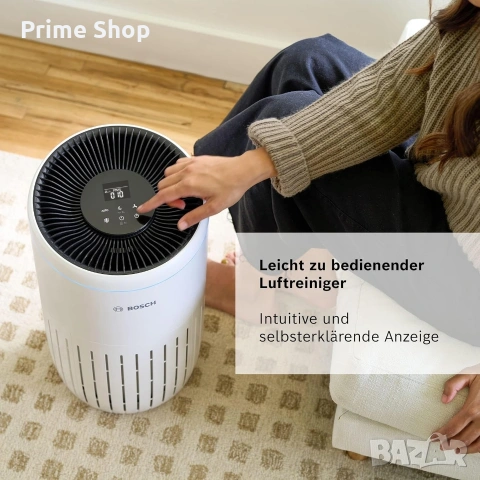 Пречиствател за въздух Bosch Air 4000, 3-в-1 HEPA филтър, CADR 300m³/h, снимка 7 - Овлажнители и пречистватели за въздух - 54271629