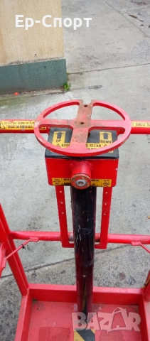 Вишка ножична Power 6 метра работна височина , снимка 4 - Индустриална техника - 50235662