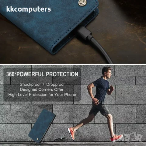 За Motorola Edge 70 Max 5G HX RFID Кожен Калъф Тефтер със Стойка, Портфейл и Скрийн Протектор – 7 цв, снимка 11 - Калъфи, кейсове - 55557605