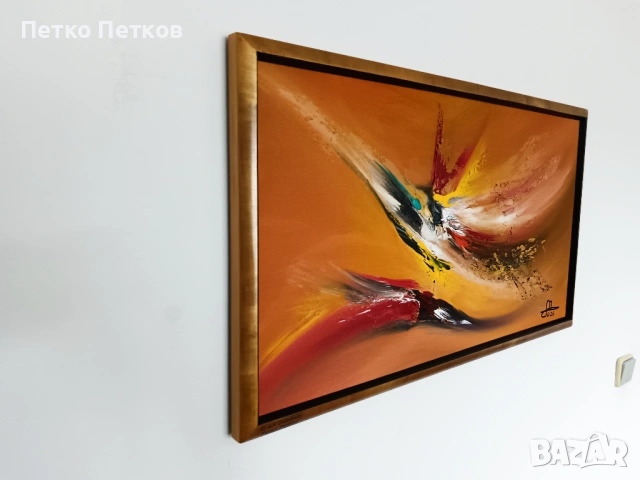 Абстрактна картина Flukt, снимка 4 - Картини - 54807791