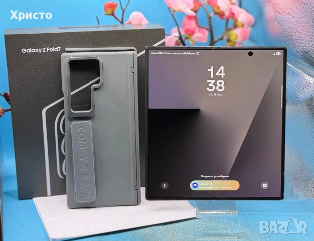 ГАРАНЦИОНЕН!!! Samsung Galaxy Z Fold7, 12GB RAM, 256GB, 5G, Jetblack + аксесоари , снимка 4 - Samsung - 55158323