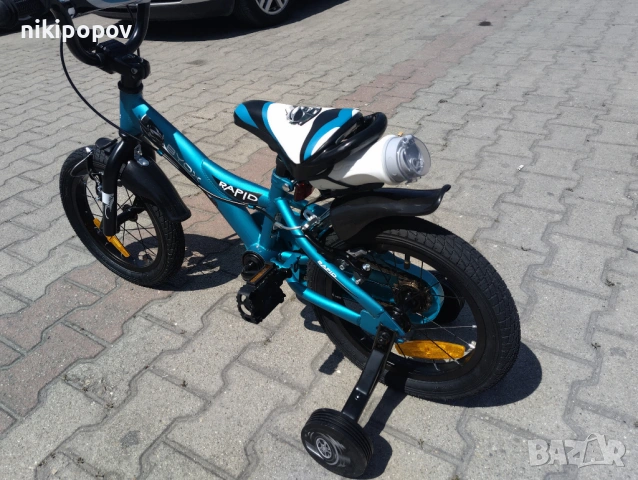 X Детски велосипед 14" RAPID син, снимка 8 - Велосипеди - 54395041