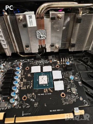 MSI GeForce RTX 4060 Ti VENTUS 2X BLACK 8GB GDDR6 Тествана и обслужена с падове/паста, снимка 4 - Видеокарти - 55591747