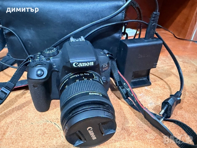 Canon EOS 800D + 18–55mm IS – DSLR фотоапарат, 24.2MP, Wi-Fi, сензорен въртящ дисплей