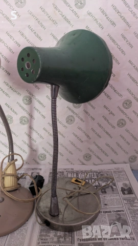 Стари промишлени лампи , снимка 5 - Настолни лампи - 54005807