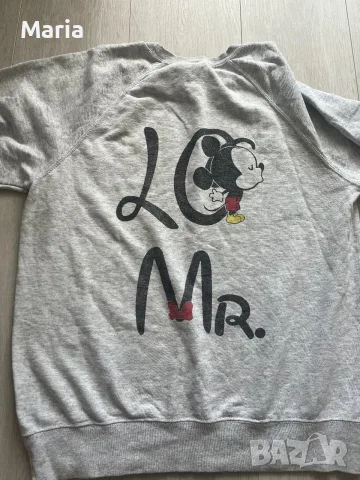 Disney Mickey & Minnie дамски суичър Fruit of the Loom M