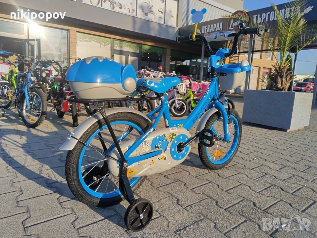 X Детски велосипед 16" 1602 син, снимка 5 - Велосипеди - 54395465