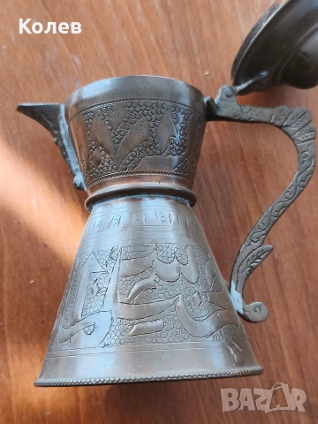 Стар меден съд, снимка 4 - Антикварни и старинни предмети - 54337893