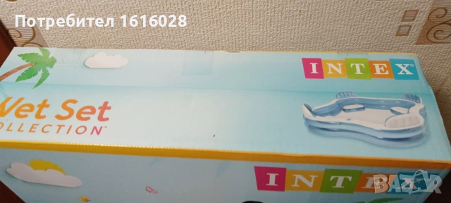 Надуваем басейн Intex - Swim Center™, Family Lounge, 229 x 229 x 66 см.Подложка за басейн., снимка 11 - Басейни и аксесоари - 55213750