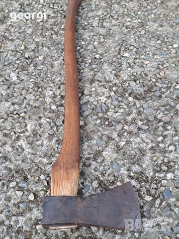 стара брадва, снимка 3 - Градински инструменти - 54346719