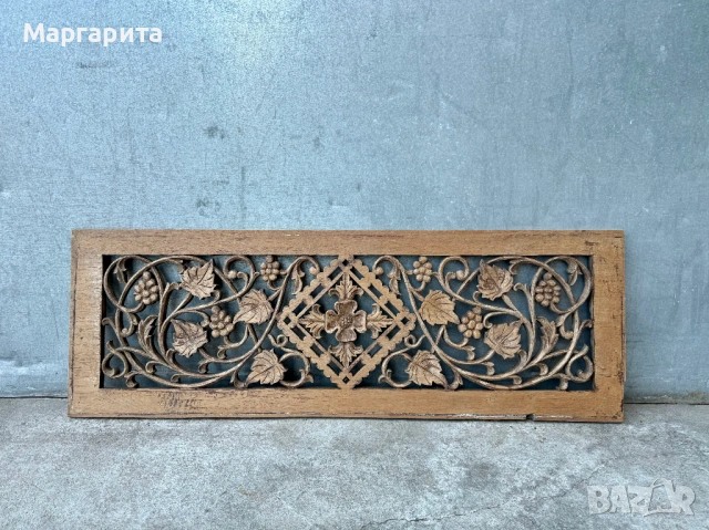 Мароканско Пано дърворезба, снимка 2 - Антикварни и старинни предмети - 54614905