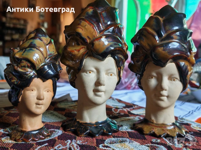 Керамични Фигури на девойки Германия , снимка 4 - Декорация за дома - 54714082