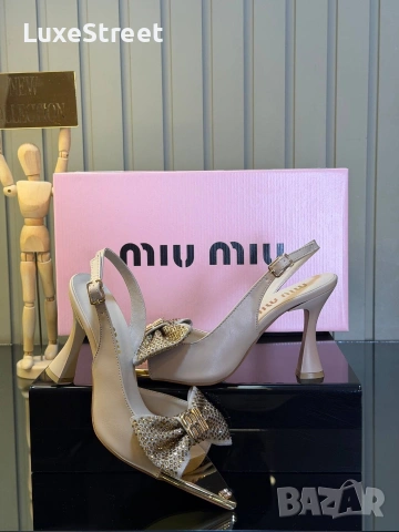 MIU MIU 🤍Дамски Сандали , снимка 2 - Сандали - 54137258