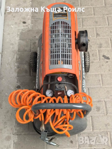 Монофазен бутален компресор DAEWOO DAAC50DN, 1.5 kW,169 л/мин,50 литра, 8 бара, с директно куплиране, снимка 3 - Компресори - 54481571