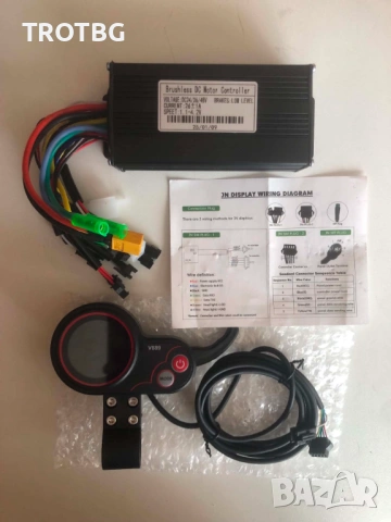 Контролер 24-48V 500-750W за KuGoo M4 и V889 LCD дисплей