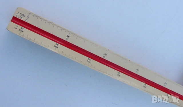 Оригинал ROTRING Немска Комбинирана 13-в-1 Мащабна ЛИНИЯ 1:25 - 1:2500 Тристранна Реверсивна БАРТЕР, снимка 4 - Други инструменти - 50116052