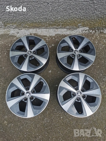 джанти Skoda 5x112 16, снимка 7 - Гуми и джанти - 54527998
