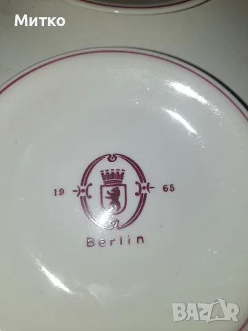 Ретро порцеланови чинйики със стойка BERLIN , снимка 5 - Антикварни и старинни предмети - 55588425