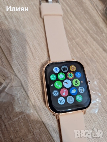 Смарт часовник с разговори – Bluetooth, за Android и iPhone, нов, снимка 2 - Дамски - 54078931