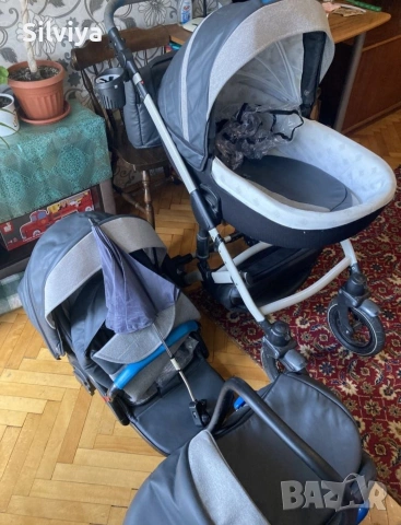 Бебешка количка 3в1 , снимка 4 - Детски колички - 54094630