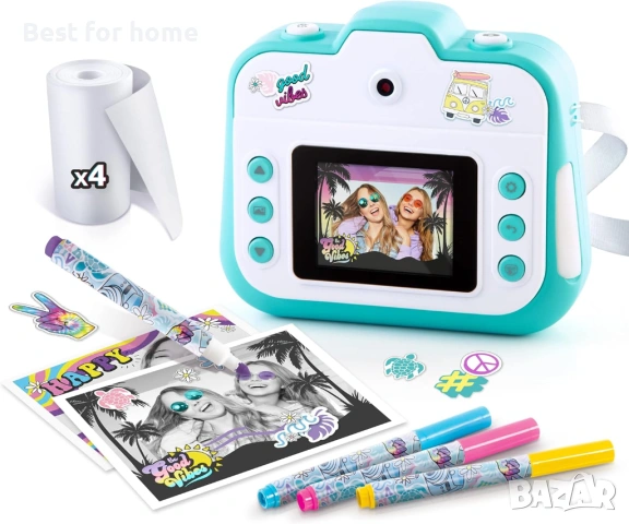Canal Toys Photo Creator камера за моментално печатане – снимки, селфита и видео – термохартия за 25, снимка 4 - Друга електроника - 54607892